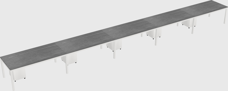 Rectangular desk