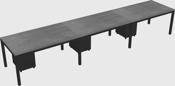 Rectangular desk