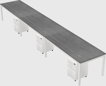Rectangular desk