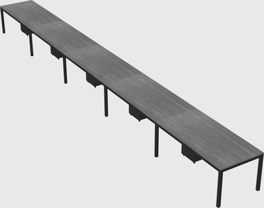 Rectangular desk