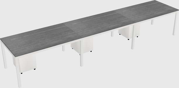 Rectangular desk