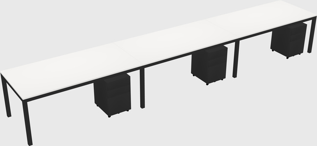 Rectangular desk