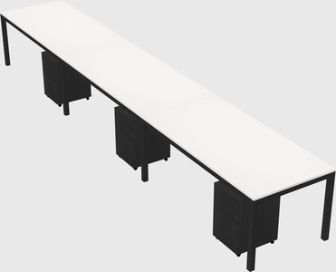 Rectangular desk