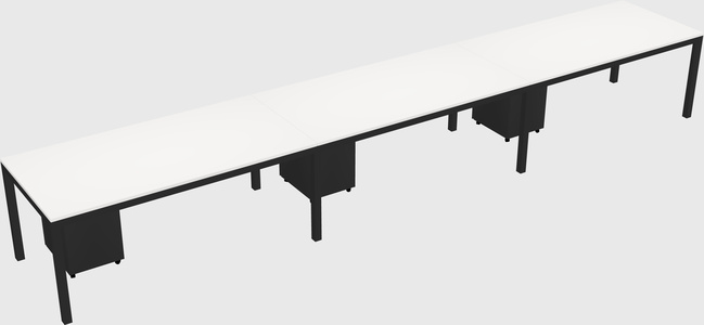 Rectangular desk