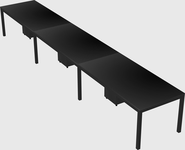 Rectangular desk