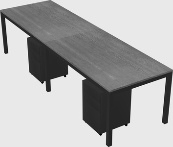 Rectangular desk