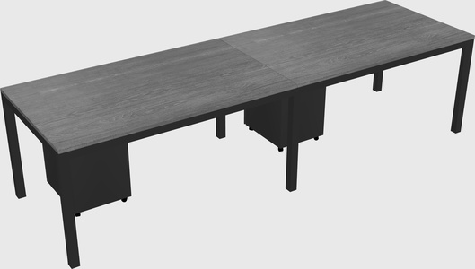 Rectangular desk