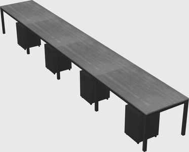 Rectangular desk
