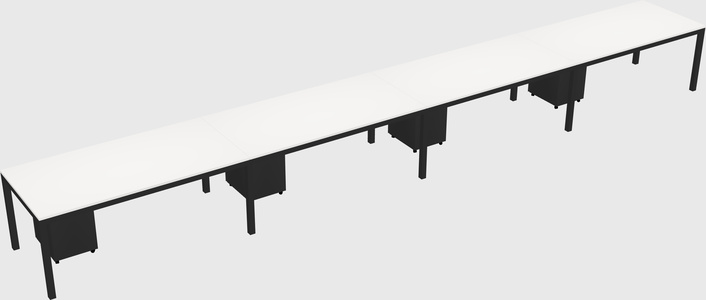 Rectangular desk