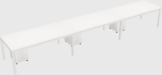 Rectangular desk