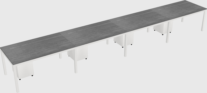 Rectangular desk