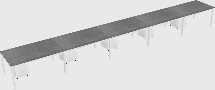 Rectangular desk