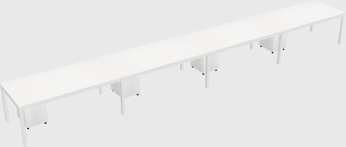 Rectangular desk