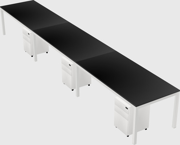 Rectangular desk