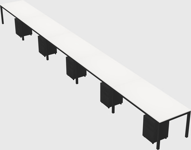 Rectangular desk