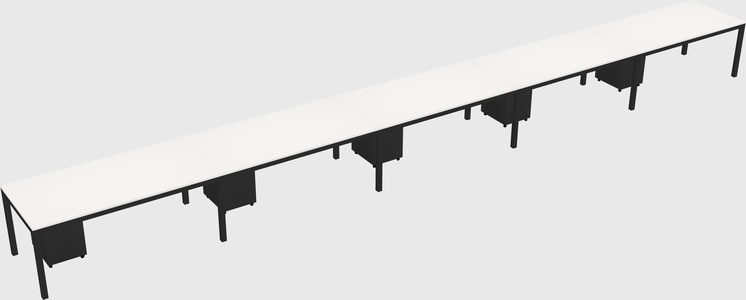 Rectangular desk