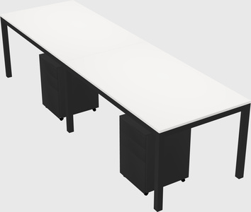 Rectangular desk
