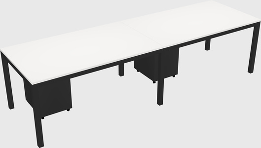 Rectangular desk