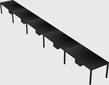 Rectangular desk