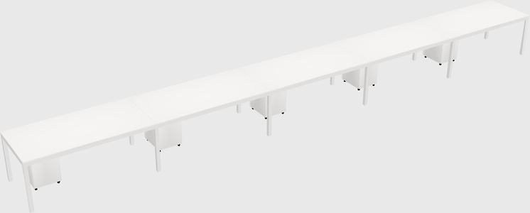 Rectangular desk