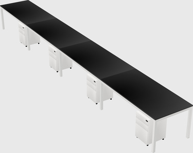 Rectangular desk