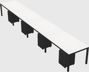 Rectangular desk