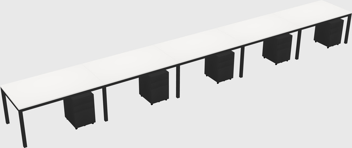 Rectangular desk