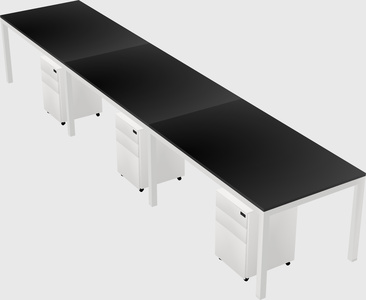 Rectangular desk