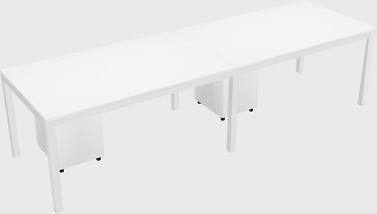 Rectangular desk