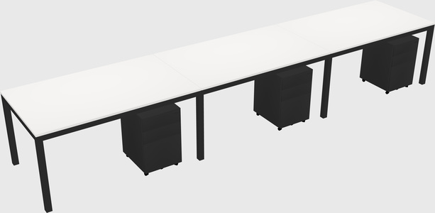 Rectangular desk