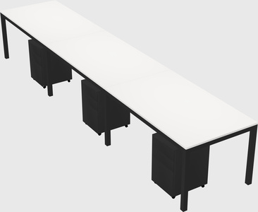 Rectangular desk