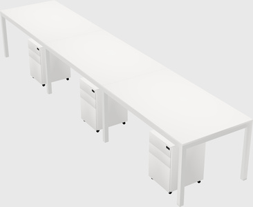 Rectangular desk