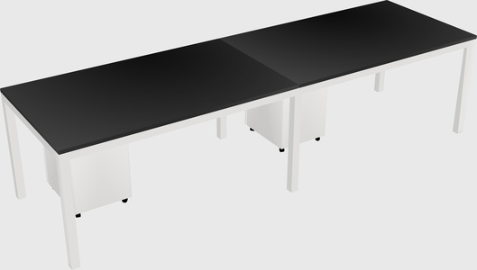 Rectangular desk