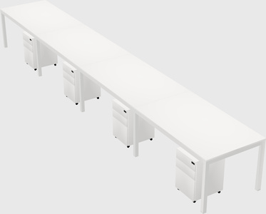 Rectangular desk