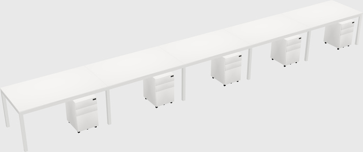 Rectangular desk