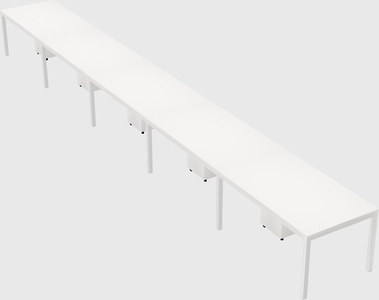 Rectangular desk