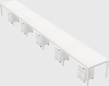 Rectangular desk