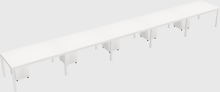 Rectangular desk