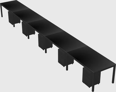 Rectangular desk