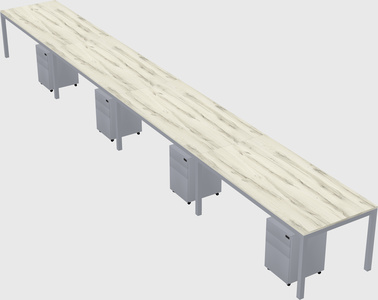 Rectangular desk