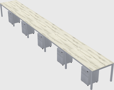 Rectangular desk