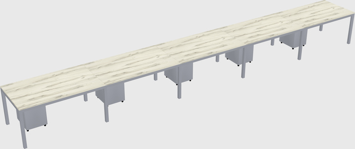 Rectangular desk