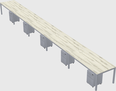 Rectangular desk