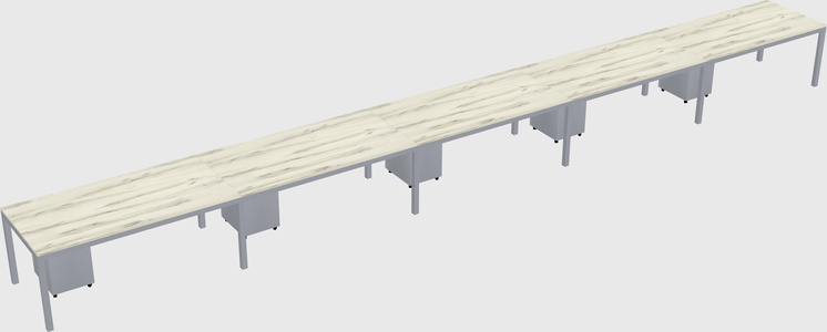 Rectangular desk