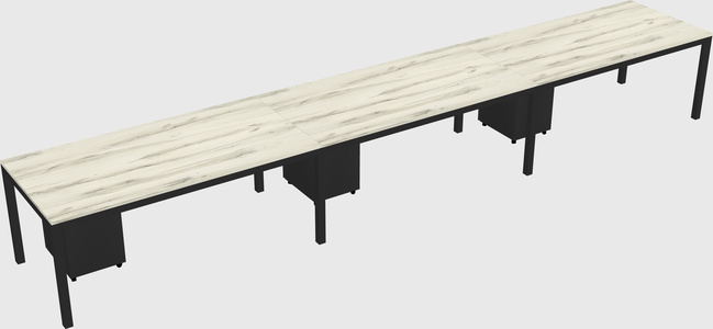 Rectangular desk