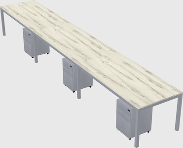 Rectangular desk