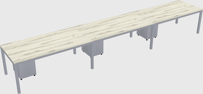 Rectangular desk