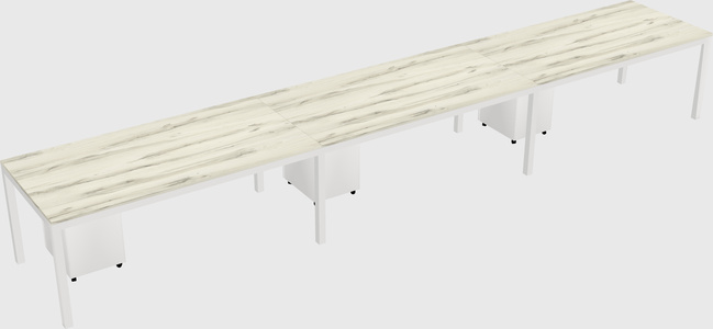 Rectangular desk