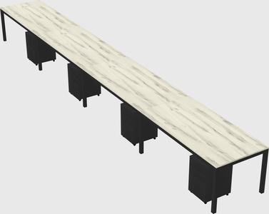 Rectangular desk
