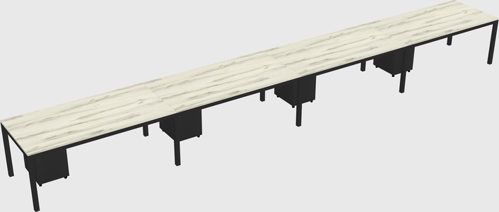 Rectangular desk